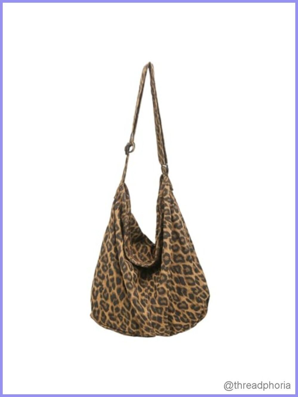 Cotton Canvas Tote Handbag Women Crossbody Beach Bag Hobo Shoulder Bag Zipper